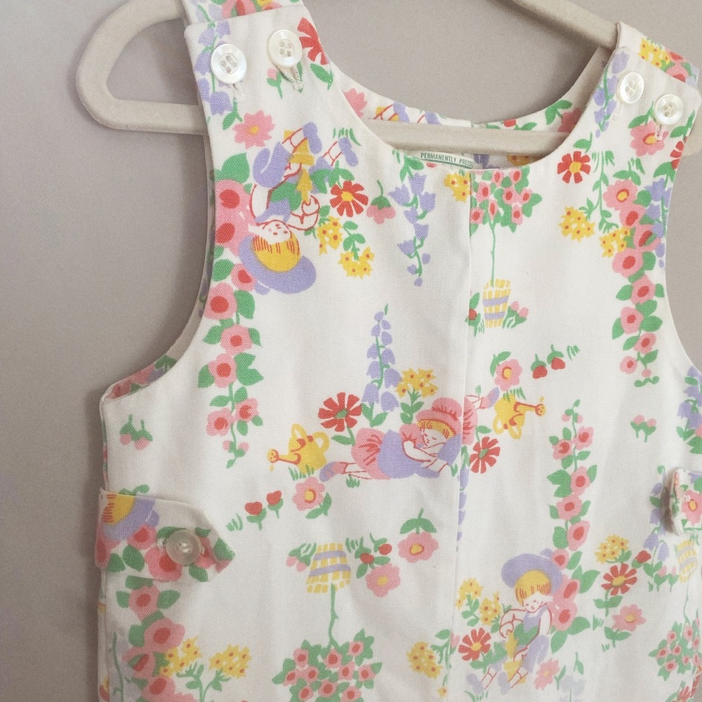 Rare Retro Flower Garden Jumpsuit 🌸